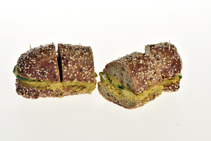 Sandwich mit Humus (Vegan)