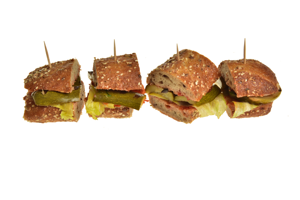 Sandwich mit Antipasti (Vegan)