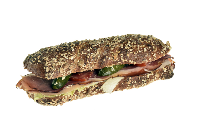 Sandwich mit Rohschinken