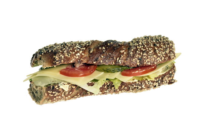 Sandwich mit Gruyere